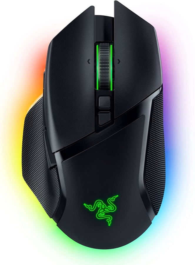Razer Basilisk V3 Pro Wireless Gaming Mouse, Customizable RGB, HyperScroll Tilt Wheel, 30K DPI Optical Sensor, PC