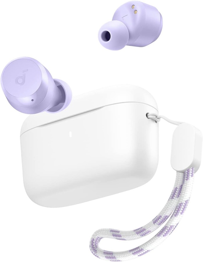 Soundcore by Anker A20i True Wireless Earbuds, Bluetooth 5.3, App, Customized Sound, 28H Long Playtime, Water-Resistant, 2 Mics for AI Clear Calls, Single Earbud Mode Purple